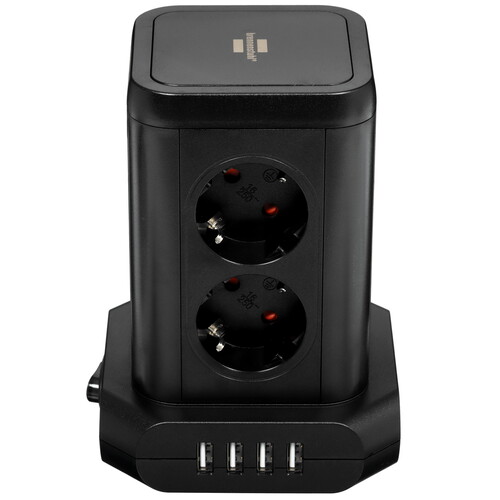 Купить Удлинитель Brennenstuhl Socket Tower черный  5408187. Характеристики, отзывы и цены в Донецке