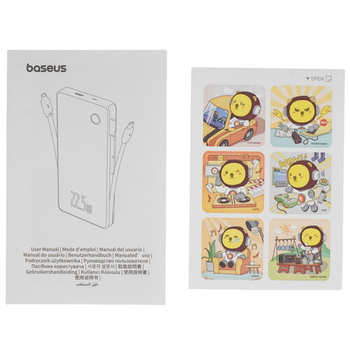 Купить Портативный аккумулятор Baseus Airpow Lite 22.5W черный  5463538. Характеристики, отзывы и цены в Донецке
