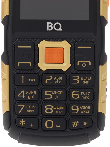 Купить Сотовый телефон BQ 2430 Tank Power золотистый/черный  1218362. Характеристики, отзывы и цены в Донецке