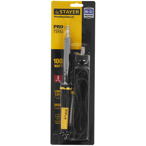 Купить Паяльник Stayer 55300-100  8165135. Характеристики, отзывы и цены в Донецке