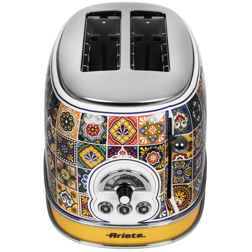 Купить Тостер Ariete 00C01551PAR0 Positano желтый  9267727. Характеристики, отзывы и цены в Донецке