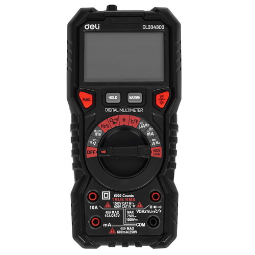 Купить Мультиметр Deli DL334303  9310952. Характеристики, отзывы и цены в Донецке