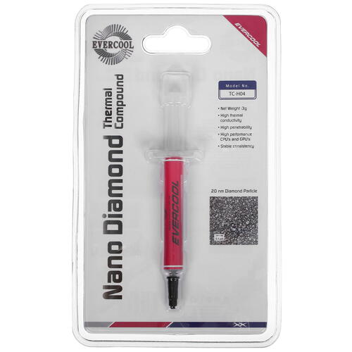 Купить Термопаста Evercool Nano Diamond [TC-H04]  5417948. Характеристики, отзывы и цены в Донецке