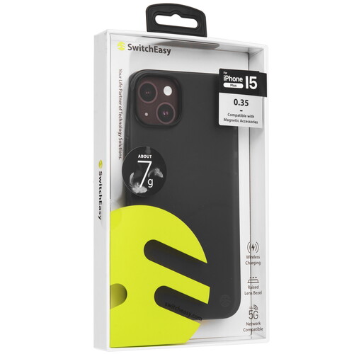Купить Накладка  SwitchEasy Ultra Slim для Apple iPhone 15 Plus черный/прозрачный  9106815. Характеристики, отзывы и цены в Донецке