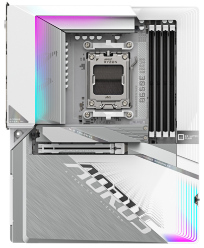 Купить Материнская плата GIGABYTE B650E AORUS STEALTH ICE  5498938. Характеристики, отзывы и цены в Донецке