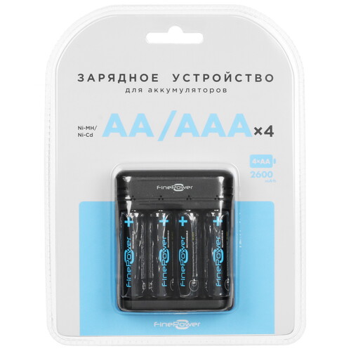 Купить Зарядное устройство FinePower NE4  5402550. Характеристики, отзывы и цены в Донецке
