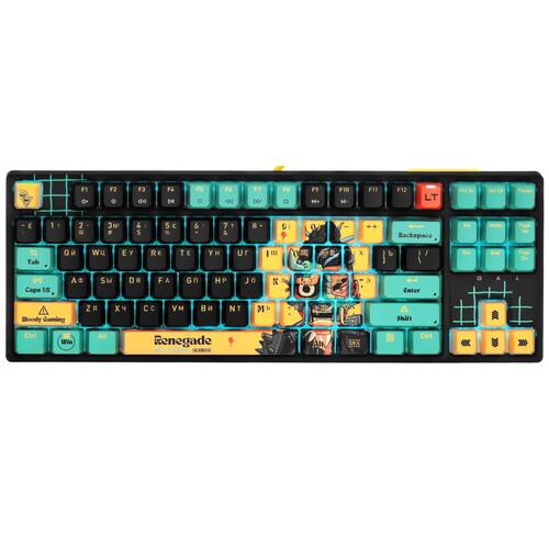 Купить Клавиатура проводная A4Tech Bloody AT87 Renegade  5600525. Характеристики, отзывы и цены в Донецке