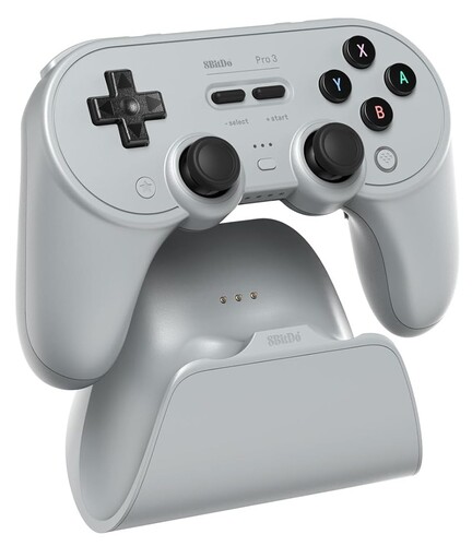 Купить Геймпад беспроводной 8BitDo PRO 3 серый  5636474. Характеристики, отзывы и цены в Донецке