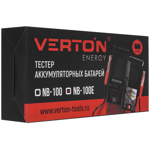Купить Тестер аккумуляторных батарей VERTON Energy NB-100E  9205197. Характеристики, отзывы и цены в Донецке