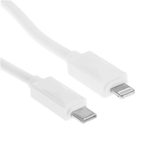 Купить Кабель круглый Borofone Lightning 8-pin - USB Type-C белый 1 м  9238172. Характеристики, отзывы и цены в Донецке