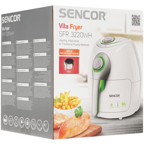 Купить Аэрогриль Sencor SFR 3220WH белый  8185262. Характеристики, отзывы и цены в Донецке