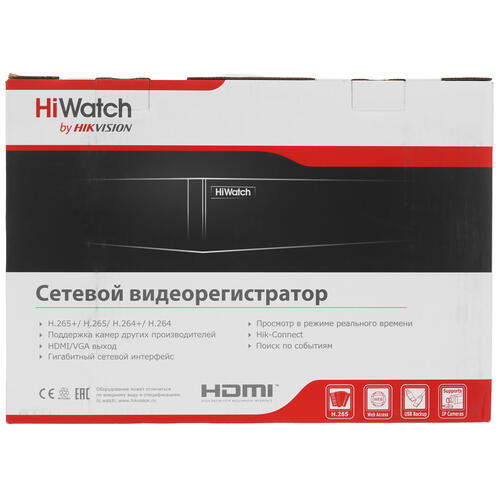 Купить Регистратор для видеонаблюдения HiWatch DS-N308(D)  5432841. Характеристики, отзывы и цены в Донецке