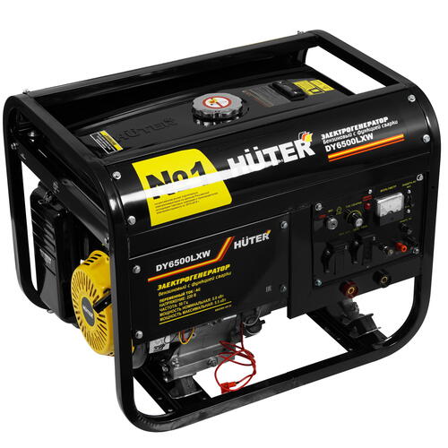 Купить Электрогенератор   бензиновый Huter DY6500LXW  1263979. Характеристики, отзывы и цены в Донецке