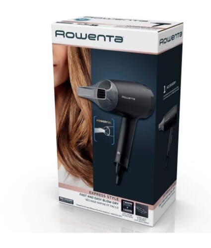 Купить Фен Rowenta Express Style CV1803F0 черный/серый  5486900. Характеристики, отзывы и цены в Донецке