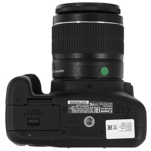 Купить Зеркальный фотоаппарат Canon EOS 2000D Kit 18-55mm IS II черный  5068850. Характеристики, отзывы и цены в Донецке