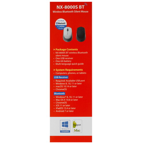 Купить Мышь беспроводная Genius NX-8000S BT  9140288. Характеристики, отзывы и цены в Донецке