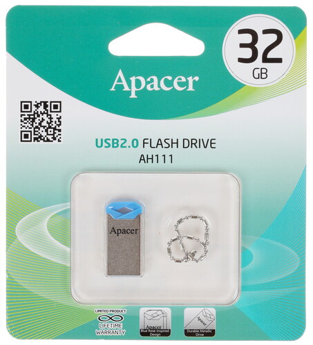 Купить Память USB Flash 32 ГБ Apacer AH111 [AP32GAH111U-1]  1191495. Характеристики, отзывы и цены в Донецке