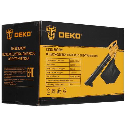 Купить Электрическая воздуходувка DEKO DKBL3000W  5629994. Характеристики, отзывы и цены в Донецке