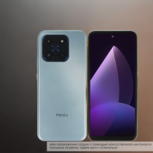Купить 6.79" Смартфон Meizu Mblu 22 64 ГБ голубой  5631253. Характеристики, отзывы и цены в Донецке