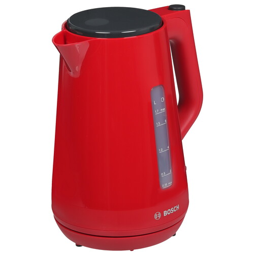 Купить Электрочайник BOSCH TWK 1M124 красный  9186112. Характеристики, отзывы и цены в Донецке
