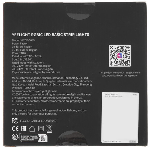 Купить Светодиодная лента Yeelight YLYDD-0039  5610468. Характеристики, отзывы и цены в Донецке