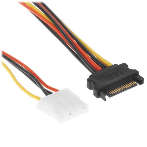 Купить Переходник для питания Cablexpert CC-SATA-2MOLEX-20CM  5452358. Характеристики, отзывы и цены в Донецке