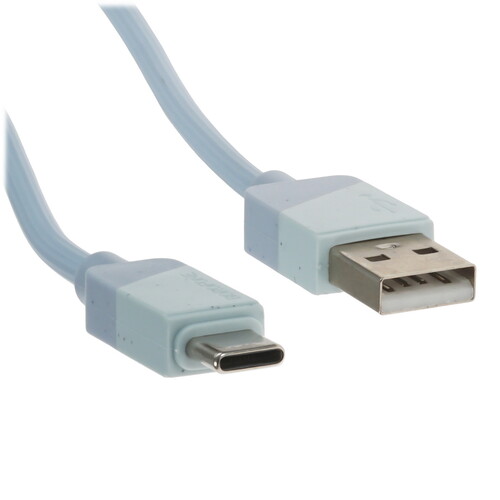 Купить Кабель круглый Borofone USB Type-C - USB 2.0 Type-A голубой 1 м  9238052. Характеристики, отзывы и цены в Донецке