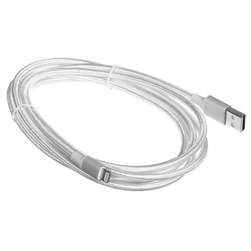 Купить Кабель круглый Ugreen Lightning 8-pin MFI - USB 2.0 Type-A серебристый 2 м  9983444. Характеристики, отзывы и цены в Донецке