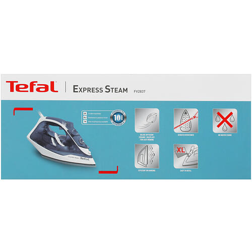 Купить Утюг Tefal Express Steam FV2837E0 синий  4790642. Характеристики, отзывы и цены в Донецке