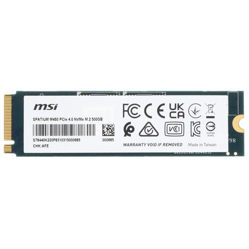 Купить 500 ГБ M.2 NVMe накопитель MSI SPATIUM M450 [S78-440K220-P83]  5425177. Характеристики, отзывы и цены в Донецке