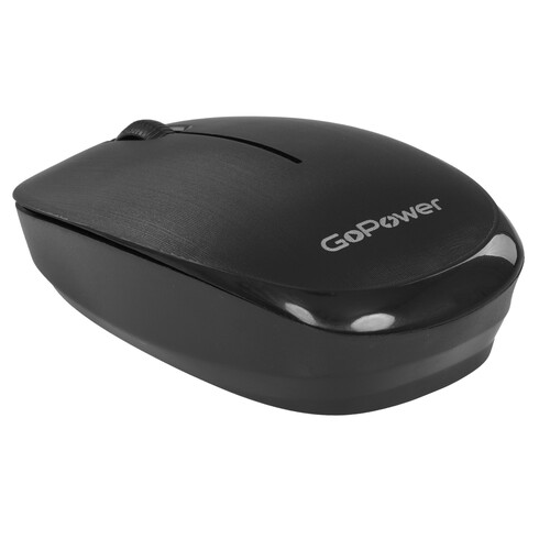 Купить Мышь беспроводная GoPower GPM02 [00-00030985] черный  9281159. Характеристики, отзывы и цены в Донецке