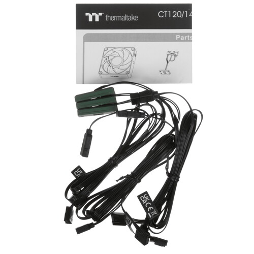 Купить Комплект вентиляторов Thermaltake CT140 EX ARGB Sync Racing Green  5608996. Характеристики, отзывы и цены в Донецке