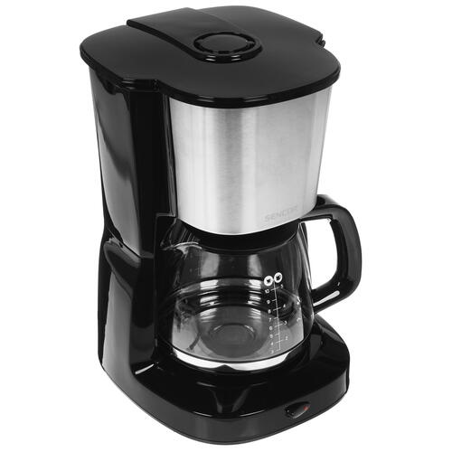 Купить Кофеварка капельная Sencor SCE 3050SS черный  8158116. Характеристики, отзывы и цены в Донецке