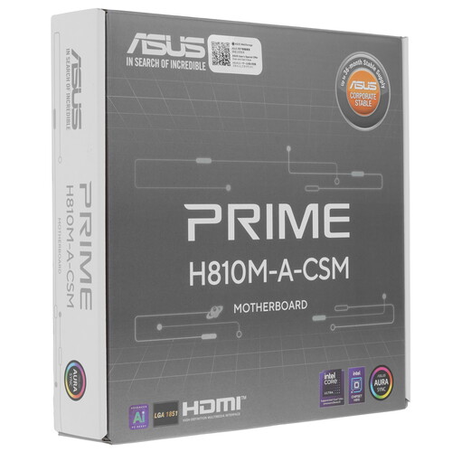 Купить Материнская плата ASUS PRIME H810M-A-CSM  5618767. Характеристики, отзывы и цены в Донецке
