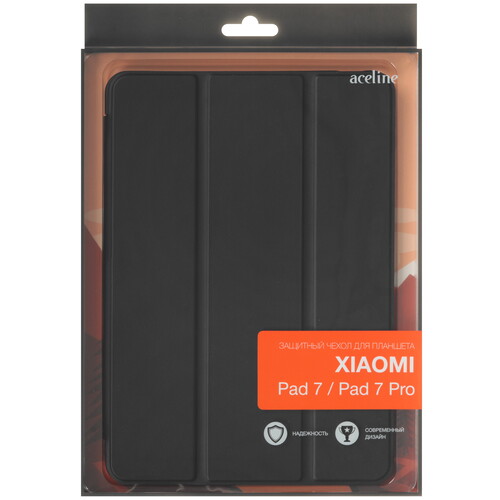 Купить Чехол-книжка Aceline Streak для Xiaomi Pad 7/ 7 Pro черный  5623806. Характеристики, отзывы и цены в Донецке
