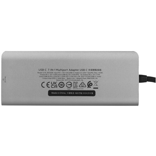 Купить Док-станция Belkin USB-C Multiport Hub Adapter  5605629. Характеристики, отзывы и цены в Донецке