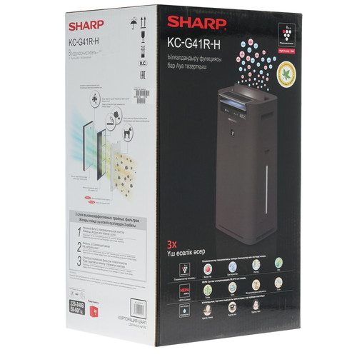 Купить Климатический комплекс Sharp KCG41RH черный  1168469. Характеристики, отзывы и цены в Донецке