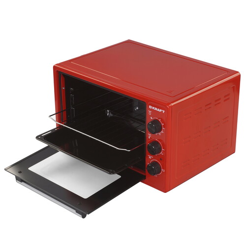 Купить Мини-печь Kraft KN-MO 3900 FR красный  9265943. Характеристики, отзывы и цены в Донецке