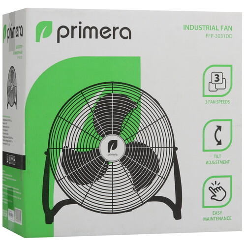 Купить Вентилятор PRIMERA FFP-3031DD  серебристый  9235530. Характеристики, отзывы и цены в Донецке