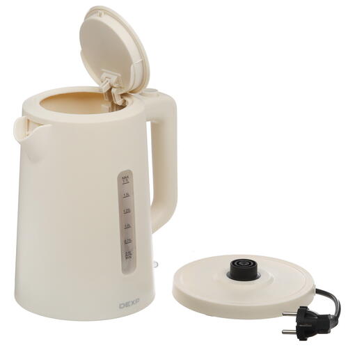 Купить Электрочайник DEXP EK-PSB17 бежевый  9028688. Характеристики, отзывы и цены в Донецке