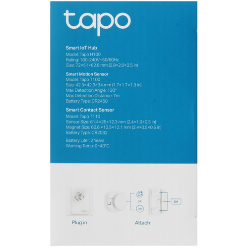 Купить Комплект умного дома TP-Link Tapo T30 KIT  5630603. Характеристики, отзывы и цены в Донецке