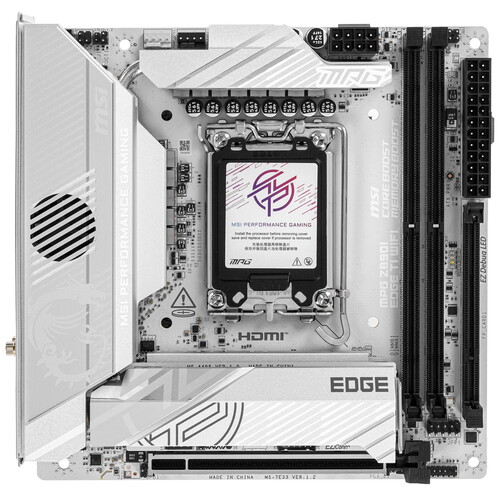 Купить Материнская плата MSI MPG Z890I EDGE TI WIFI  5494372. Характеристики, отзывы и цены в Донецке