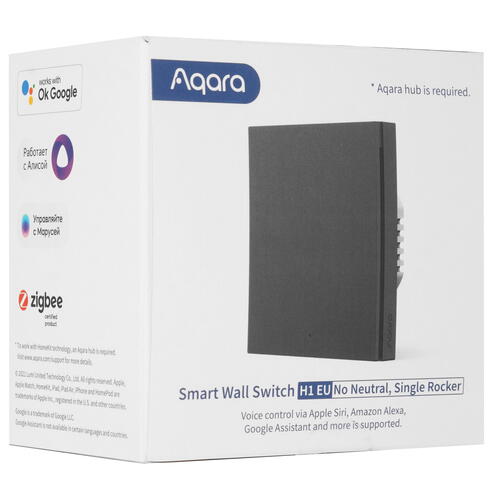 Купить Умный выключатель Aqara WS-EUK01  5465436. Характеристики, отзывы и цены в Донецке