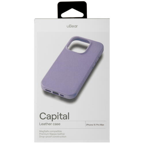 Купить Накладка  uBear Capital Leather Case для Apple iPhone 15 Pro Max сиреневый  5460662. Характеристики, отзывы и цены в Донецке