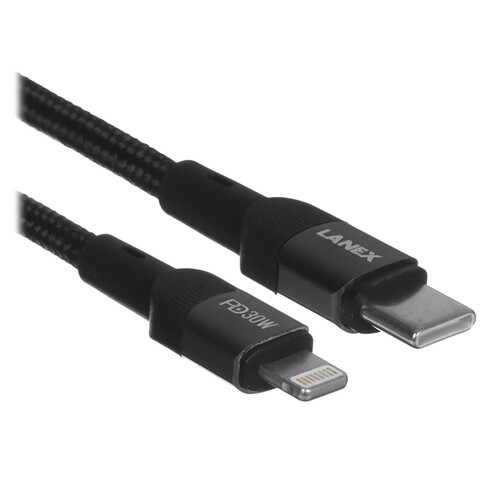 Купить Кабель круглый LANEX USB Type-C - USB Type-C серый 1 м  9280487. Характеристики, отзывы и цены в Донецке