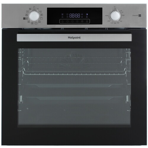 Купить Электрический духовой шкаф Hotpoint HSTF 1231 JSAH IX серебристый  9231960. Характеристики, отзывы и цены в Донецке