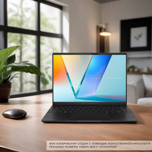 Купить 14" Ноутбук ASUS Vivobook S 14 OLED S5406SA-QD203 черный  5491778. Характеристики, отзывы и цены в Донецке