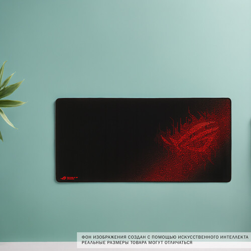 Купить Коврик ASUS ROG Sheath  черный  1051323. Характеристики, отзывы и цены в Донецке