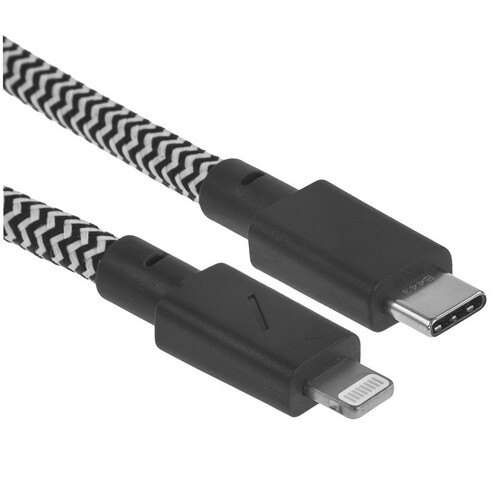 Купить Кабель круглый Native Union Lightning 8-pin MFI - USB Type-C серый 3 м  5466051. Характеристики, отзывы и цены в Донецке