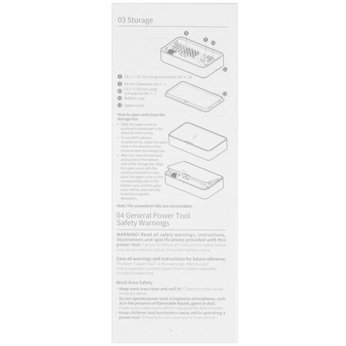 Купить Аккумуляторная отвертка HOTO HTE0028IE  9040710. Характеристики, отзывы и цены в Донецке